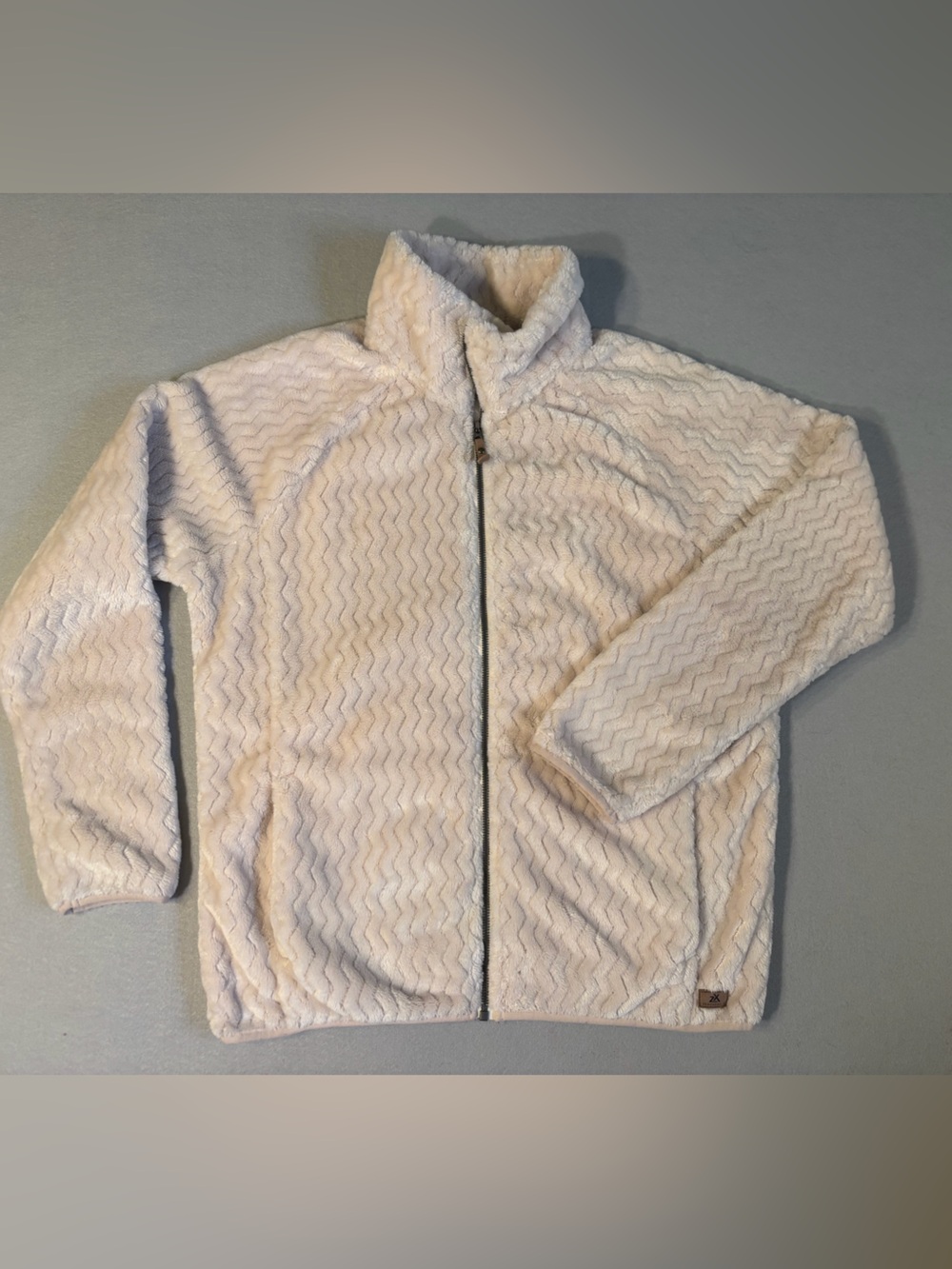 ZeroXposur Plush Cream Zip-Up Fleece